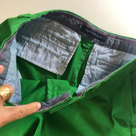 Tommy Hilfiger Kelly Green, Chino Pants, Straight Leg, Preppy Cotton, Women’s 8 - Picture 11 of 17